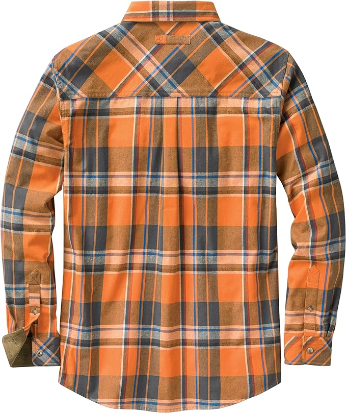 Legendary Whitetails Men's Flannel Shirt Long Sleeve Button Down 100% Cotton