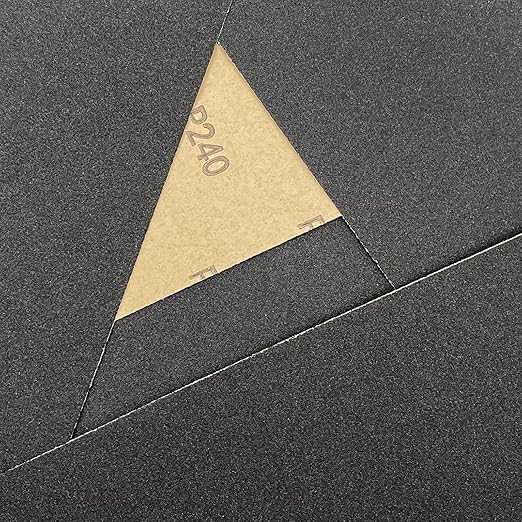9 x 11 Inch 15pcs Wet Dry Sandpaper, 240 Grit Waterproof Abrasive Sand Paper, Silicon Carbide Sandpaper Sheets for Metal Wood, Auto Polishing