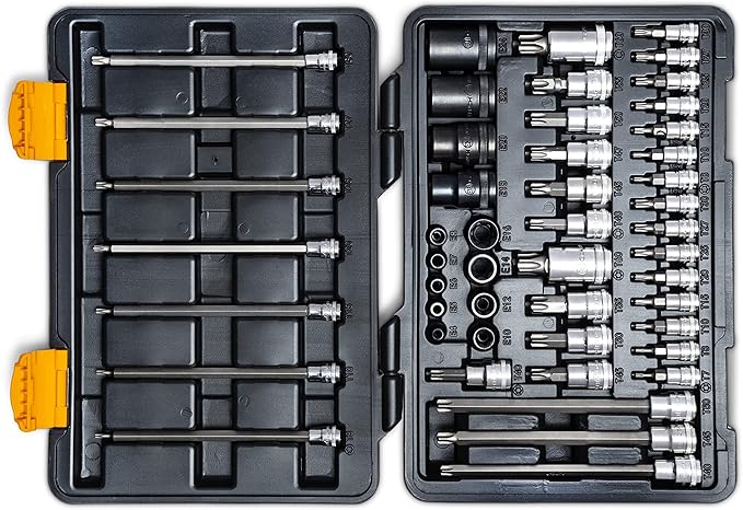 GEARWRENCH 49 Piece 1/4", 3/8", 1/2" Drive Torx Bit Socket Master Set - 89087