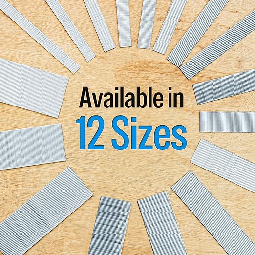meite 1-1/2-Inch Brad Nails, 18 Gauge 1-1/2 Inch Length Galvanized Brad Nails for Pneumatic, Electric 18GA Brad Nailer Gun (1 Case - 12 Boxes)