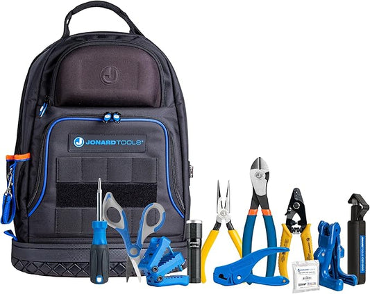 Jonard Tools TK-121B Backpack Fiber Prep Kit+
