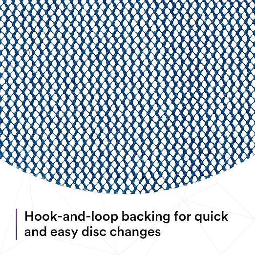 3M Xtract Net Disc 310W, 320+, 5 in, Die 500X, Pack of 50 Hook and Loop Sanding Discs, Virtually Dust-Free, Value Option for Metal, Wood, Composites, Stock Removal, and Fine Finishing