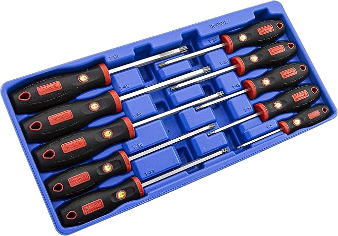 Genius Tools TR-510TA Tamperproof Star Screwdriver (10 Piece)