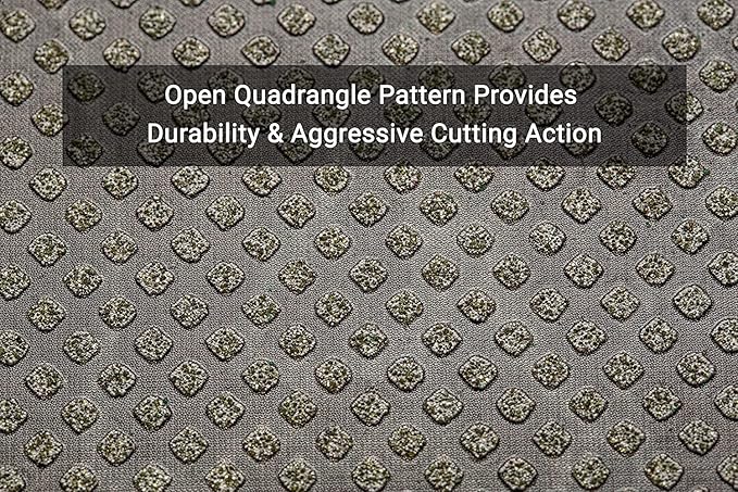 GLASS POLISH PRO Diamond Hand Polishing Pad, Grit 60 Very Coarse Foam Sanding Block for Quick Stock Removal and Grinding of Glass, Tiles, Ceramics, Concrete, Granite, Marble, and More - GP15003