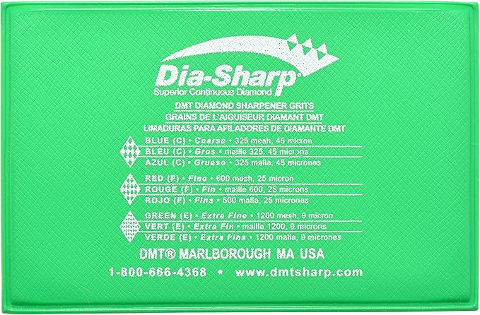 DMT (Diamond Machining Technology) D3E 3-inch Dia-Sharp Knife Sharpener, Extra-Fine Grit, Credit Card Sized, One Size, (D3E)