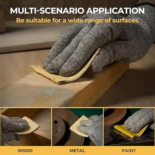 S SATC 2-3/4" x 16-1/2" PSA Longboard Sandpaper Sheets 40PCS Long Board Sand Paper 40/80/120/220/320/400/600/800 Grit Assortment for Woodworking,Automotive,Hand Sanding Block