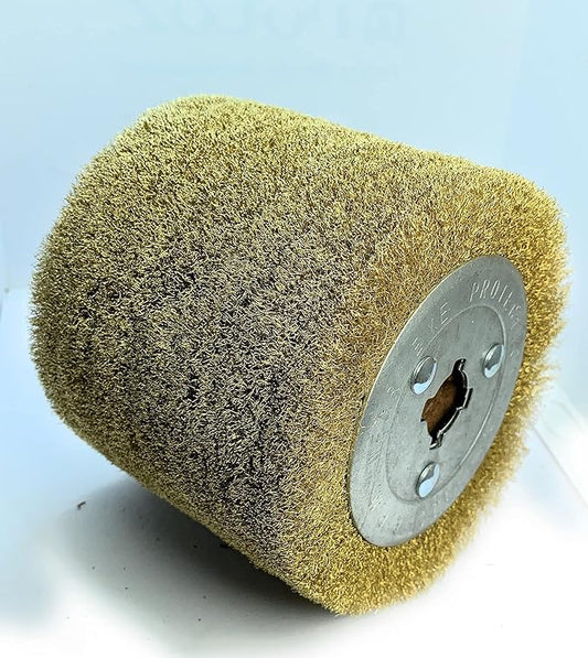 SIGNI Copper Wire Drawing Polishing Burnishing Wheel for surface finishing of Stainless Steel, Aluminum, Metal and Wood (COPPER Wire 0.13mm)