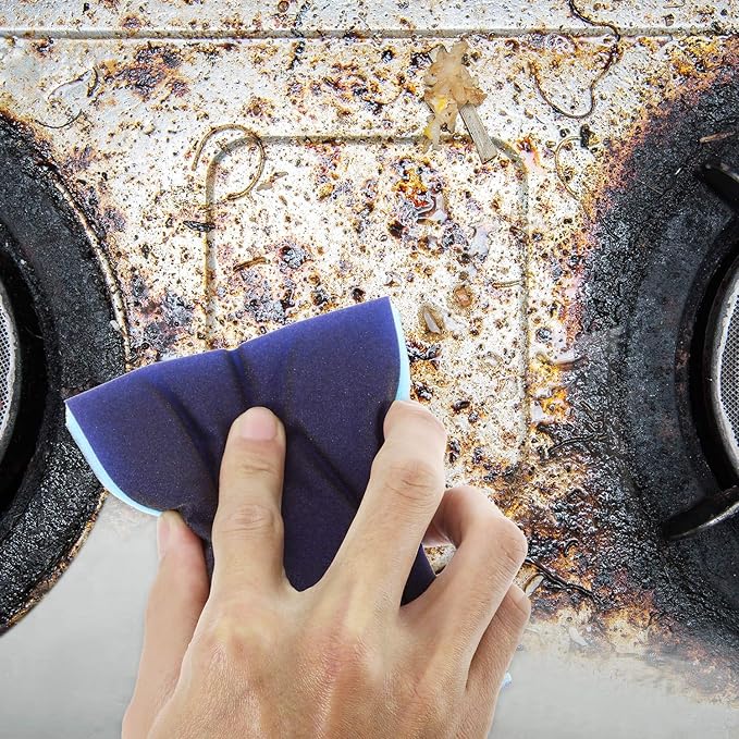eBoot Sanding Sponge Grit Sanding Blocks, Washable and Reusable Sand Sponge Kit, 12 Pieces (Fine Grade)