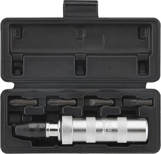 ARES 70006-3/8-Inch Drive Manual Reversible Impact Driver - Flathead 5/16-Inch, 3/8-Inch, and Phillips 2, 3 Bits Cover Most Common Applications - Disengage Rusted Fasteners or Frozen Bolts