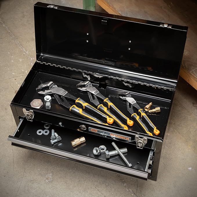 GEARWRENCH 8", 10?? & 12??PITBULL K9 Straight Jaw Dual Material Tongue and Groove Pliers Set - 82205CAZ