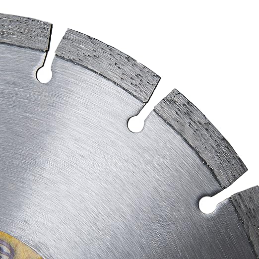Delta Diamond Mad Dog HS 10 Inch Segmented Diamond Saw Blade, .095 X DM-7/8-5/8" Arbor, Premium, Wet/Dry, Laser-Welded, General Purpose Cutting Concrete, Masonry, Stone (10")