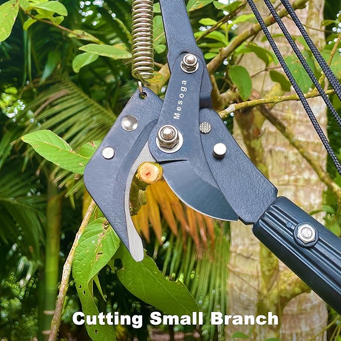 Tree Trimmer Pole Saw 4.9-13FT, Tree Pruner Extendable, Long Handle Pruning Shears, Tree Clippers, Branch Cutters, Telescoping Loppers