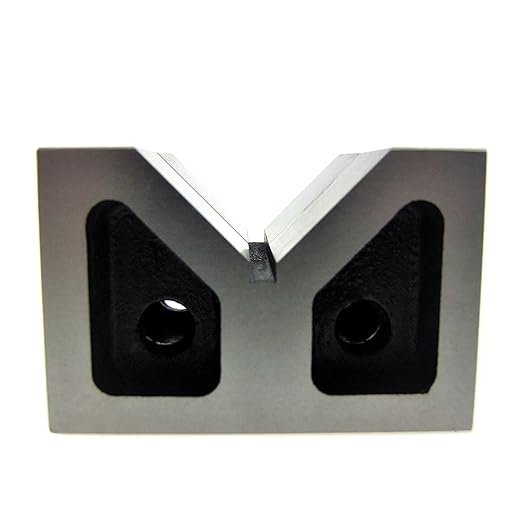 HFS (R) Cast Iron V Block Set (4 X 2-1/4 X 2-5/8 Inch)
