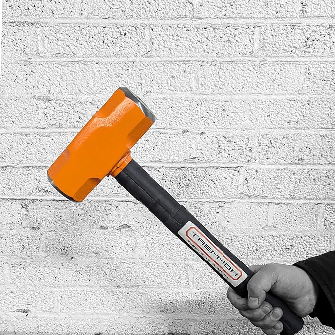TREMMOR | IRON CORE Sledge Hammer (8 LB. Head, 16 inch Handle)