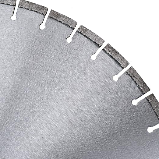 Cougar HS 24 Inch Diamond Concrete Saw Blade, Premium General Purpose Segmented Blade, Dry/Wet Cutting Concrete, Masonry, Brick, & Block 1" Arbor