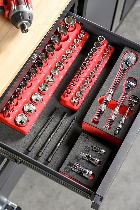 ARES 27008-3-Piece 1/4-Inch Magnetic Impact Nut Driver Bit Set - 6-Inch Length - Impact Grade Nut Setters with Industrial Strength Magnets