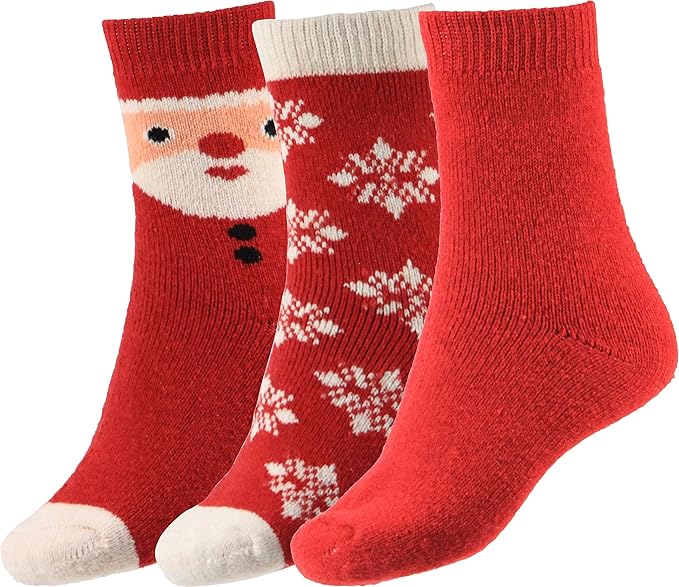 BomKinta Boot Socks for Women Winter Solid Thick Warm Socks Cozy Crew Socks Christmas Gift