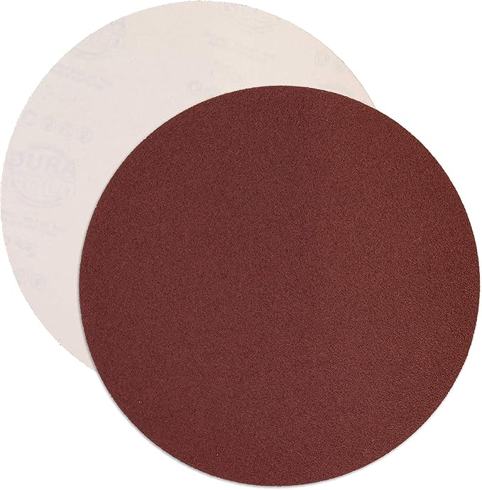 Dura-Gold Premium 12" Sanding Discs - 80 Grit (Box of 5) - Sandpaper Discs with PSA Self Adhesive Stickyback, Fast Cutting Aluminum Oxide Abrasive - Drywall, Floor, Woodworking, Automotive, Sander