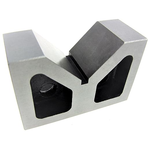 HFS (R) Cast Iron V Block Set (4 X 2-1/4 X 2-5/8 Inch)