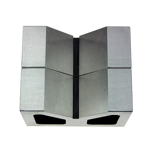 HFS (R) Cast Iron V Block Set (4 X 2-1/4 X 2-5/8 Inch)
