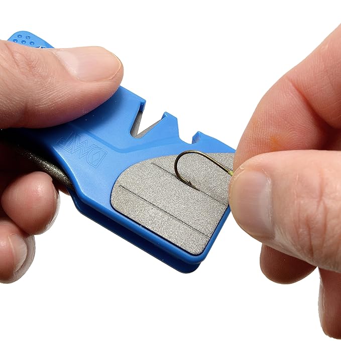 DMT Pocket Sharp Multitool Pocket Knife Sharpener with Diamond Sharpening Stone, Serrated Knife Sharpening Rod, Coarse & Fine V-Notches & Bottle Opener and Hook Sharpener, 3.88"L x 1.38"W x 0.38"H