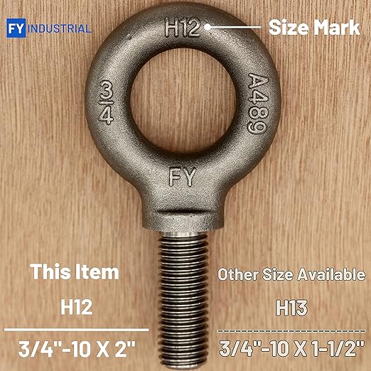Lifting Shoulder Eye Bolt 3/4"-10 X 2