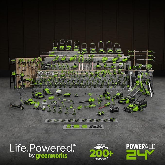 Greenworks 24V Cordless Brushless 1/2" Drill Driver (Metal Chuck /800 in.-lbs. /21 Clutch Position/LED Light), Tool Only