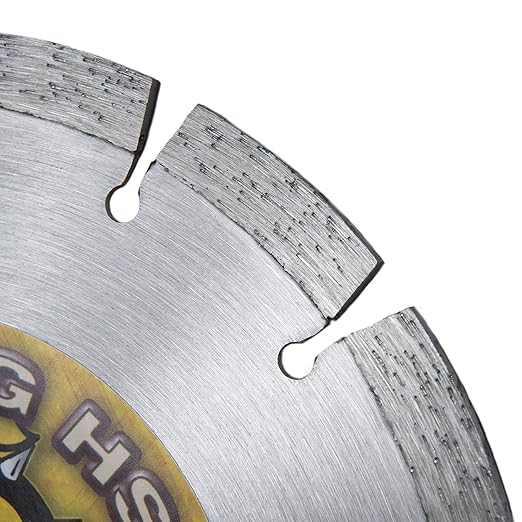 Delta Diamond Mad Dog HS 7 Inch Segmented Diamond Saw Blade, .095 X DM-7/8-5/8" Arbor, Premium, Wet/Dry, Laser-Welded, General Purpose Cutting Concrete, Masonry, Stone (7")