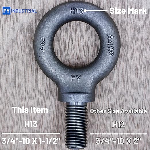 Lifting Shoulder Eye Bolt 3/4"-10 X 1-1/2"