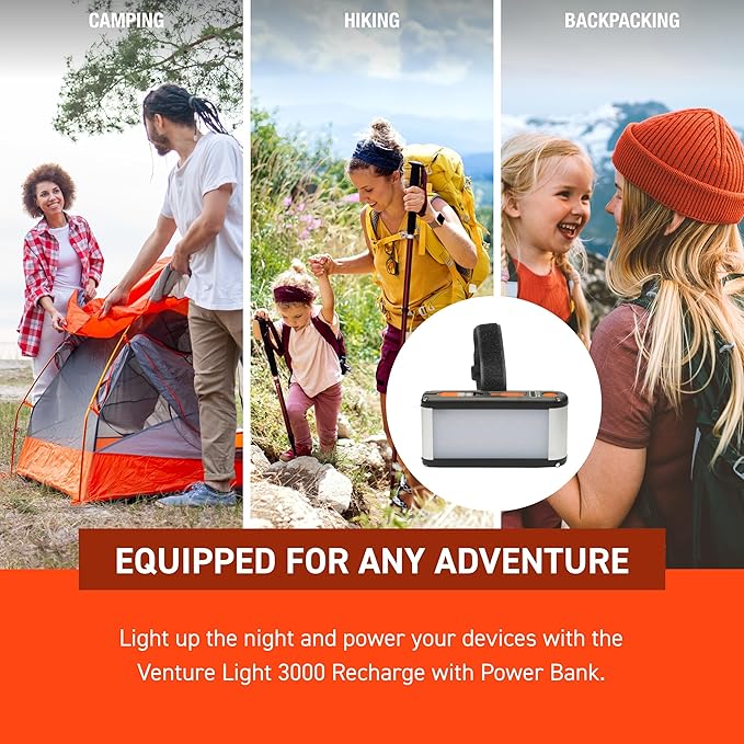 S.O.L. Venture 2600 Rechargeable Light with Power Bank