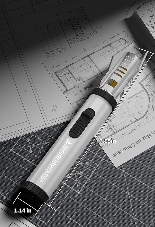 MEIRUBY Torch Lighter for Her/Him, Women/Mens Birthdays Gifts, Lightsaber Torch Flame Butane Lighter Gifts for Dad Grandpa Step Dad Papa, Birthday Gift Cool Gadgets for Men 2025