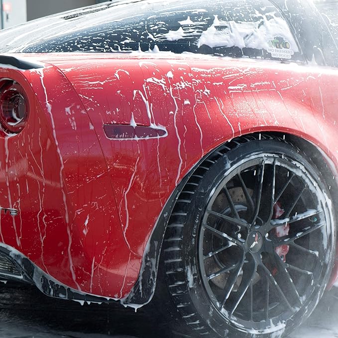 3D Pink Car Soap ??1 Gallon |pH Neutral Car Wash Soap with High Suds & Cherry Scent | Scratch-Free, High Gloss Shine | Safe on Wax & Sealants | Weekly Car Care