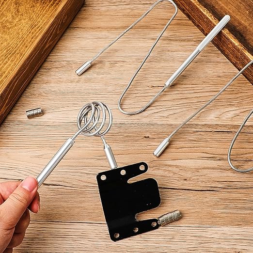3 Pcs Bendable Magnetic Pickup Flexible Magnetic Pickup Tool Bendable Magnet Snake Pick Up Sweeper Retriever Stick 19 Inch Length