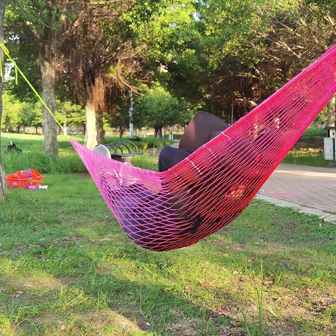 HONGDA #18 Nylon Twine, 270FT, Fl.Pink, Superior Strength, Trot Line, Net Making, Workshop, Crafts, Gardening