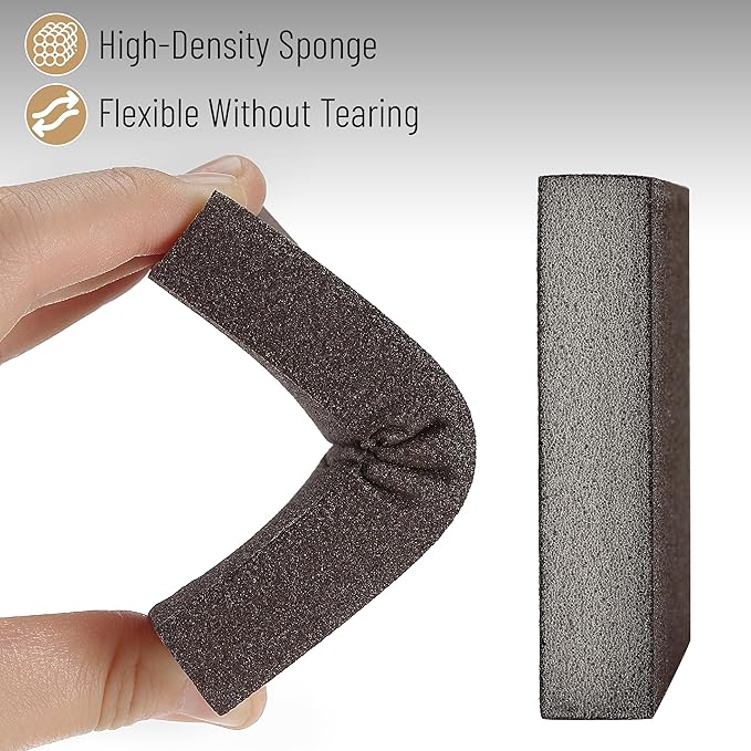 Bates- Sanding Sponge, 8 pcs, 80 Grit, Washable and Reusable, Sandpaper Block, Sanding Blocks for Wood, Sanding Pad, Drywall Sanding Block, Drywall Sanding Sponge