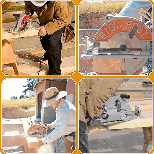 Big Foot 10 1/4 Circular Saw Blade 24 Tooth Carbide Tipped Circular Saw Blade - 10-1/4" Diameter - 5/8" Arbor