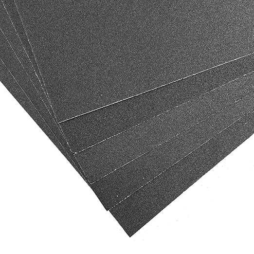9 x 11 Inch 15pcs Wet Dry Sandpaper, 150 Grit Waterproof Abrasive Sand Paper, Silicon Carbide Sandpaper Sheets for Metal Wood, Auto Polishing