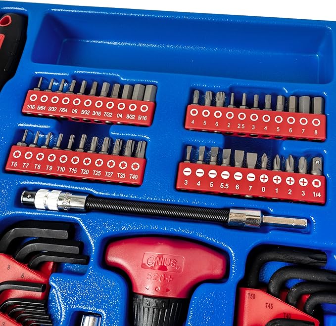 Genius Tools 86 Piece Screwdriver & Bit Set MS-086