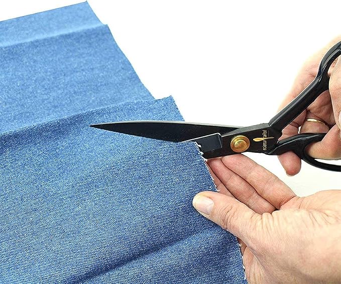 Professional Tailor Scissors 8 Inch for Cutting Fabric Heavy Duty Scissors for Leather Cutting Industrial Sharp Sewing Shears for Home Office Artists Dressmakers