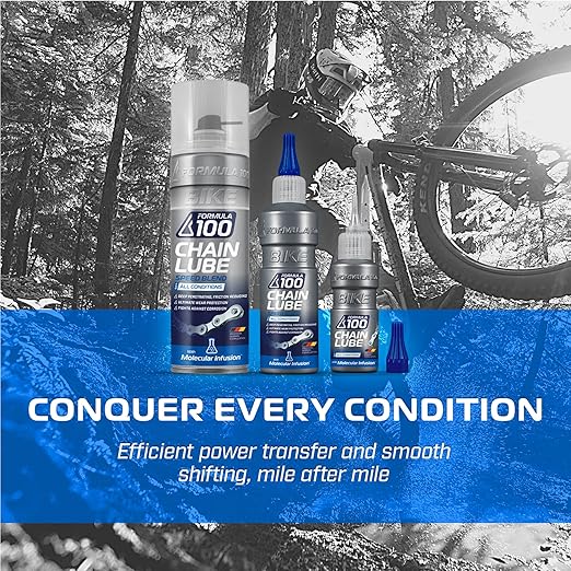 All Conditions Bike Chain Lube ??All-Weather Lubricant for Bicycles & Electric Bikes ??Protects Against Wear, Reduces Friction, Fights Corrosion ??50ml (1.69 oz)