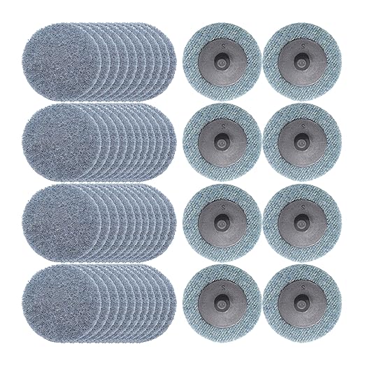Merryland Surface Conditioning Disc 2 inch for Die Grinder, 2inch Fine Quick Change Disc 50 Pack, Sanding Disc Nylon Non-Woven Disc Paint Rust Metal Steel Iron Universal, DGTAA50C3