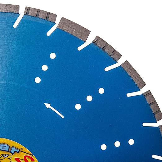 Cougar S 20 Inch Concrete Diamond Blade, Supreme Segmented Blade, Dry/Wet Fast Cutting High-PSI Concrete, Asphalt, Green Concrete, Stone, 1" Arbor