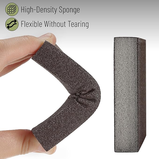 Bates- Sanding Sponge, 8 pcs, 220 Grit, Washable and Reusable, Sandpaper Block, Sanding Blocks for Wood, Sanding Pad, Drywall Sanding Block, Drywall Sanding Sponge