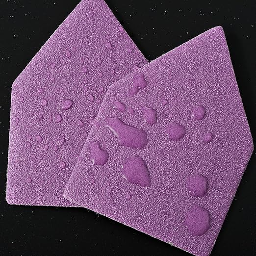 320 Grit Sandpaper 50PCS, 90mm x 65mm Triangle Sanding Sheets, Fits Milwaukee M12 Fuel Sander, Hook & Loop Detail Sander, White Fused Alumina Abrasive Sand Paper for Wood Finishing, Detail Sanding