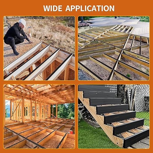 Joist Tape for Decking 4 Inch x 50 Feet 4 Pack, Weatherproof Butyl Sealant Deck Joist Tape竊똏rotects The Top of The Joist, Beam, and Wood