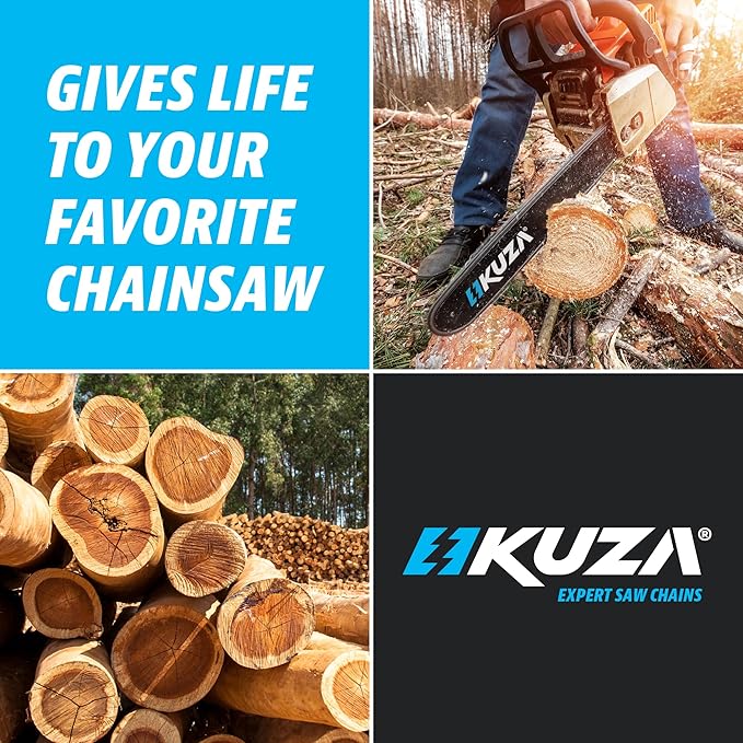 20 Inch Chainsaw Chain 0.325" Pitch, 050" Gauge, 78 Drive Links, German Steel, fits Echo CS-490/440, Craftsman S205/CMXGSAMY462S, PP4620AVX, Milwaukee M18 FUEL - 20BPX78CQ, Remington, Ryobi and More
