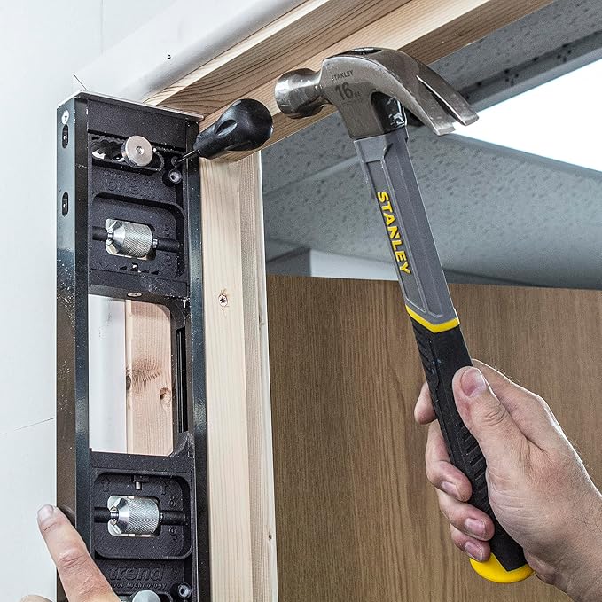 Trend Ultimate Door Installation Kit with Adjustable AnyDoor Jig (2'6" to 9'), T1 Plunge & Trim 쩌-Inch Router, Foot-Operated Lifter, Door Stand, and Professional Router Bit, H/JIG/D/B2