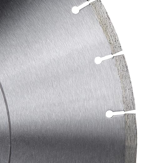 Delta Diamond Mad Dog HS 20 Inch Segmented Diamond Saw Blade, .140 X 1 Arbor, Made in USA, Premium, Wet/Dry, Laser-Welded, General Purpose Cutting Concrete, Masonry, Stone (20")
