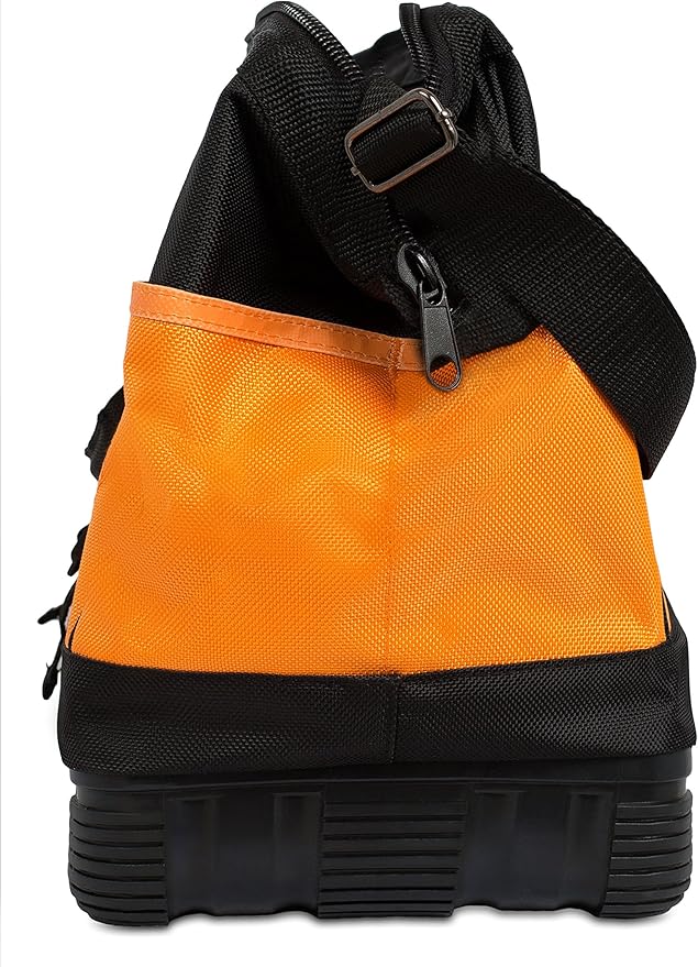 Internet's Best Soft Sided Tool Bag - 16 Inch - 18 Pockets - Wide Mouth Ultra-Rigid Base Tool Storage and Organizer Box