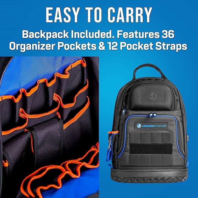 Jonard Tools TK-121B Backpack Fiber Prep Kit+